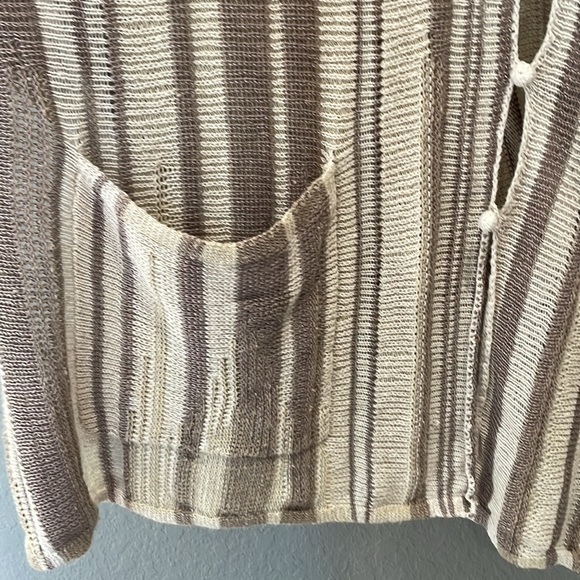 Denim & Supply linen cotton mix hooded cardigan duster - Picture 4 of 10